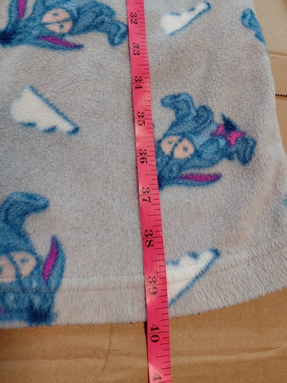 Disney Eeyore Fleece Pajama Bottoms Youth Size Large - Picture 2 of 5